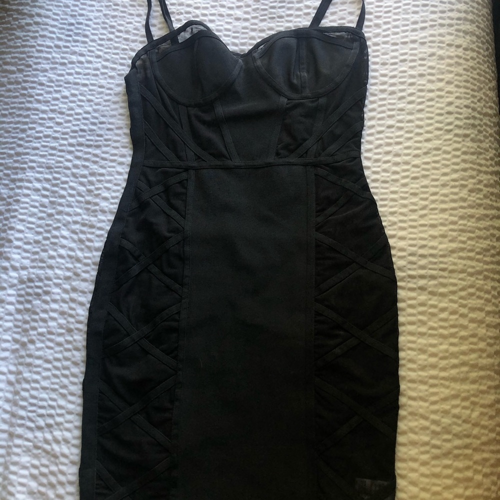 Fashion Nova Party Dress-Black
